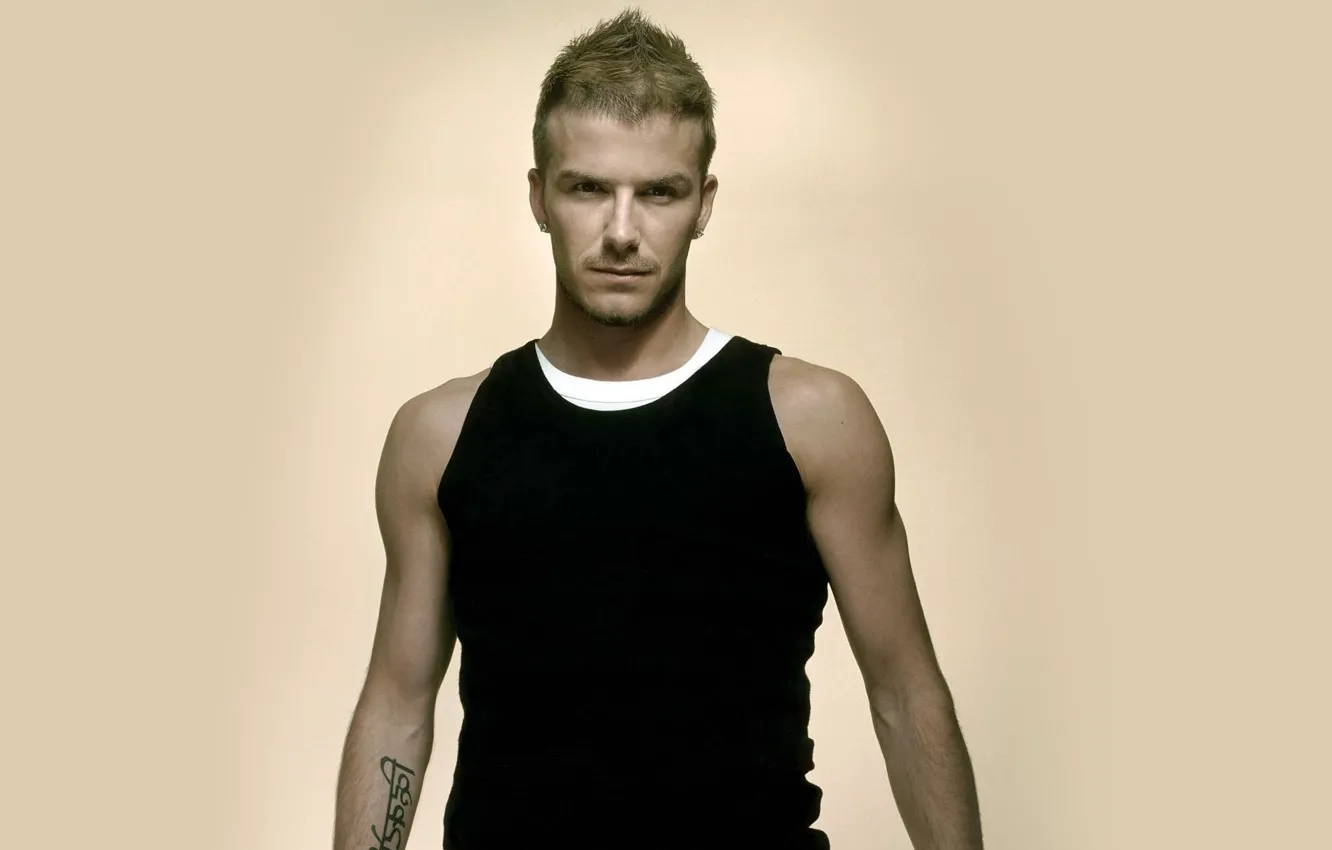 Photo wallpaper tattoo, athlete, David Beckham, player, David Beckham