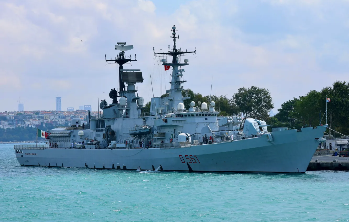 Photo wallpaper Italy, destroyer, Francesco Mimbelli