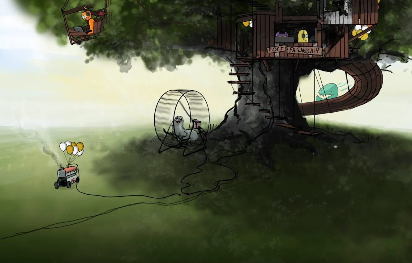 Photo wallpaper summer, trees, the game, summer, Steam, sale, steam, Sale