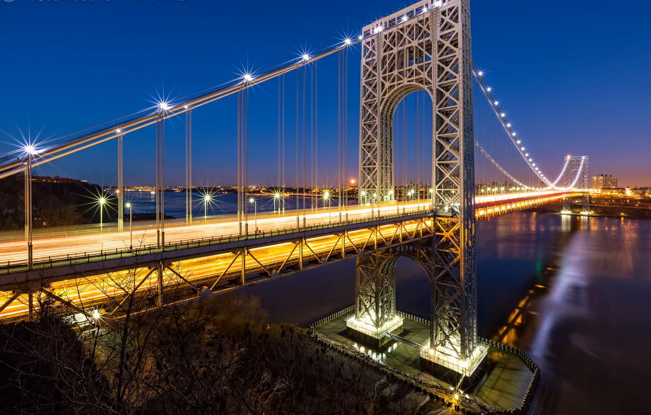 Photo wallpaper United States, New Jersey, Fort Lee, Linwood