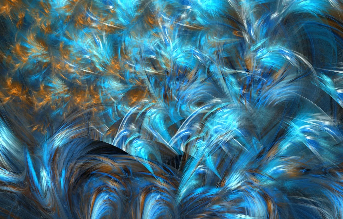 Photo wallpaper line, abstraction, background, graphics, fractal, the bushes, strokes