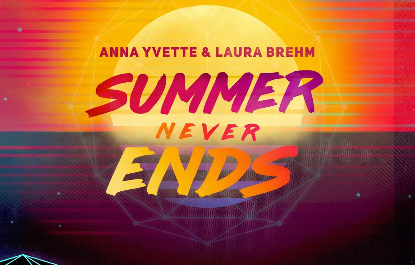 Photo wallpaper Music, Cover, Monstercat, Summer Never Ends, Anna Yvette & Laura Brehm