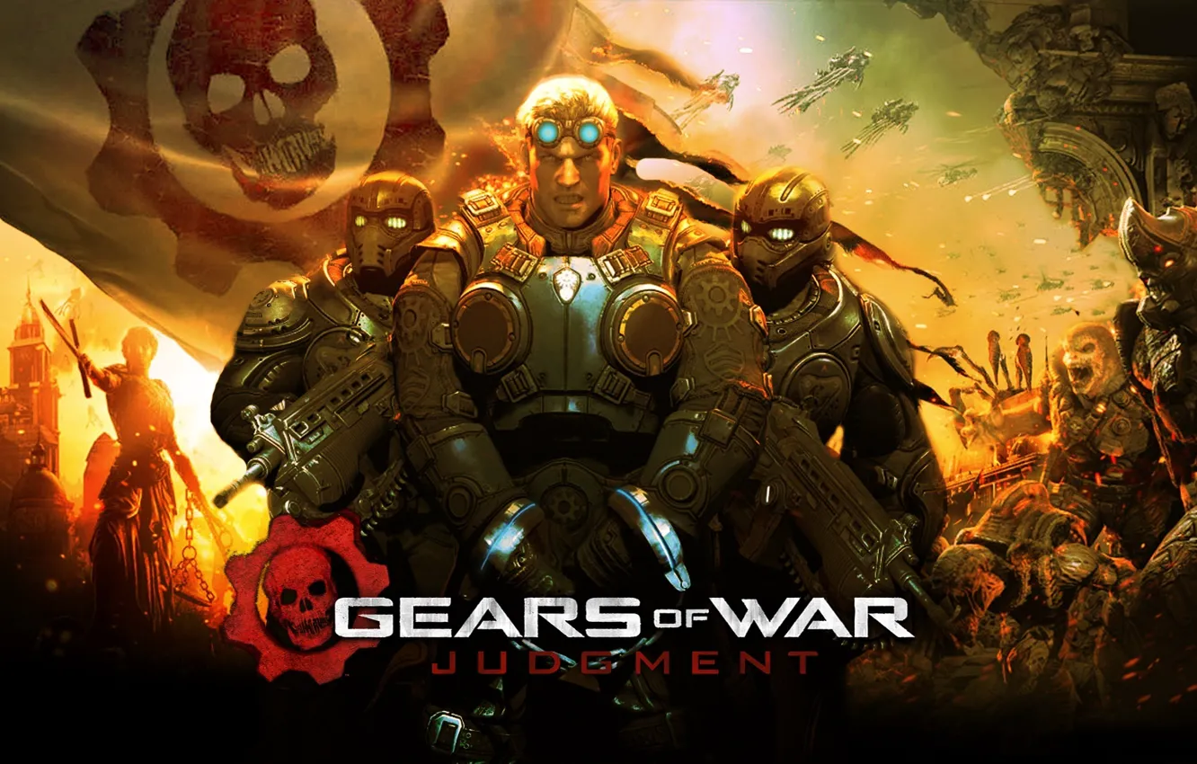 Photo wallpaper Gears of War: Judgment, Damon Baird, Damon S. Baird