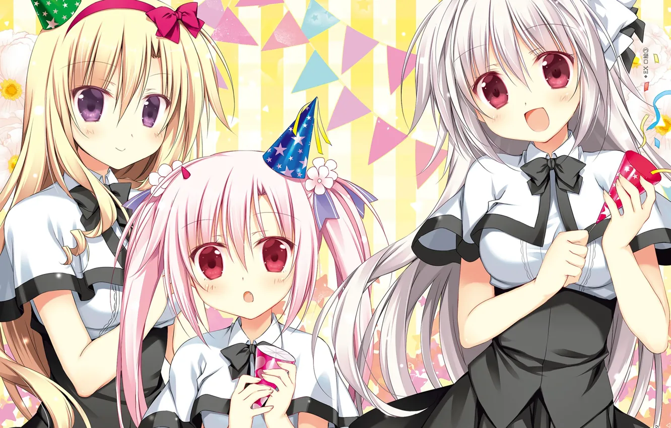 Photo wallpaper birthday, holiday, girl, Juuoumujin no Fafnir