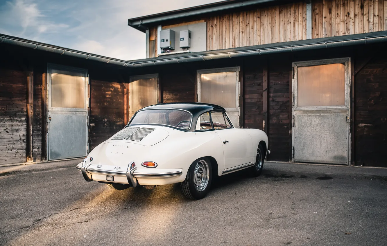 Photo wallpaper Porsche, 1963, 356, Porsche 356B 1600 Super Cabriolet