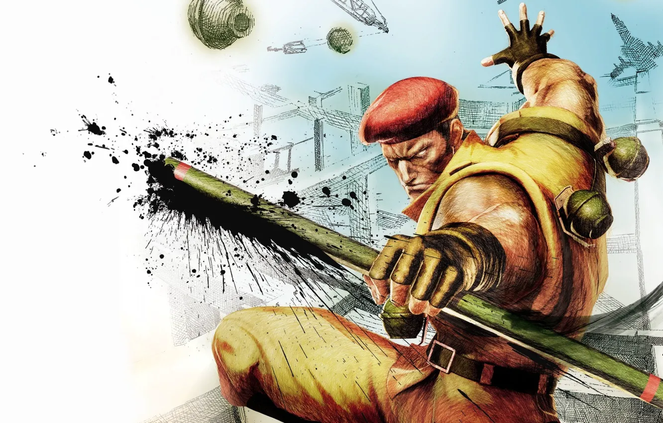 Photo wallpaper game, fighter, Capcom, rolento, Ultra Street Fighter IV