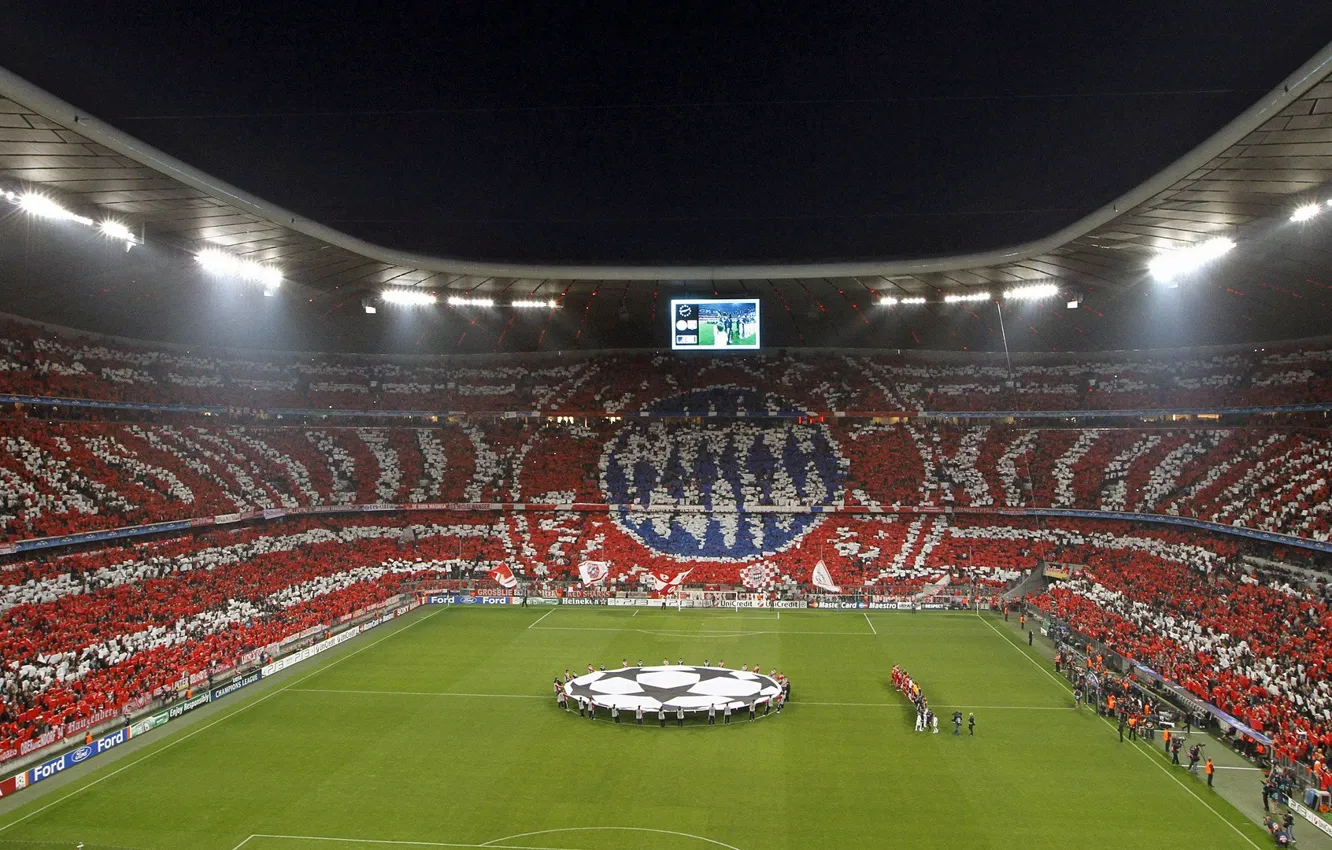Photo wallpaper Munich, Bayern, allianz arena, FC Bayern Munchen