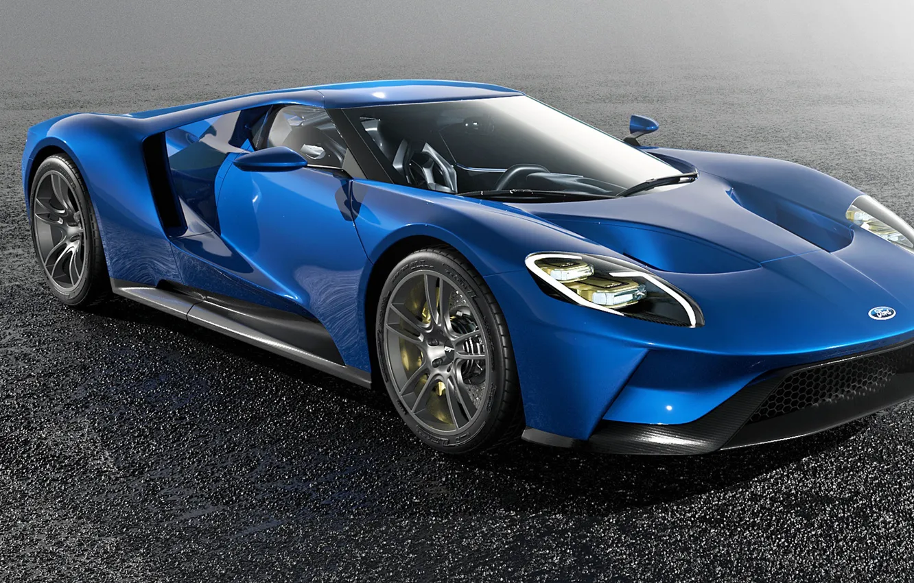 Photo wallpaper Ford GT, Sports car, The second generation, mid-engined sports car