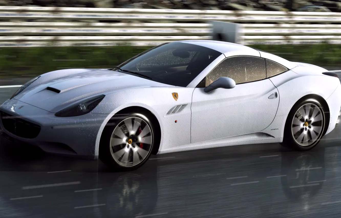 Photo wallpaper Ferrari, California, PS4, Driveclub