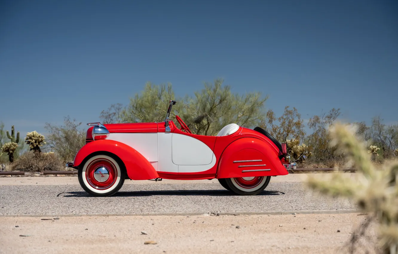 Photo wallpaper Roadster, Roadster, Deluxe, 1939, American Bantam, American Bantam Model 62 Deluxe Roadster, Model 62, Retro …