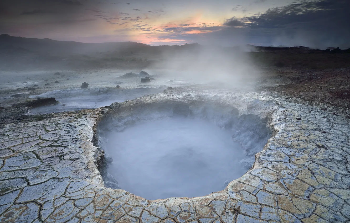 Photo wallpaper nature, national Park, geyser