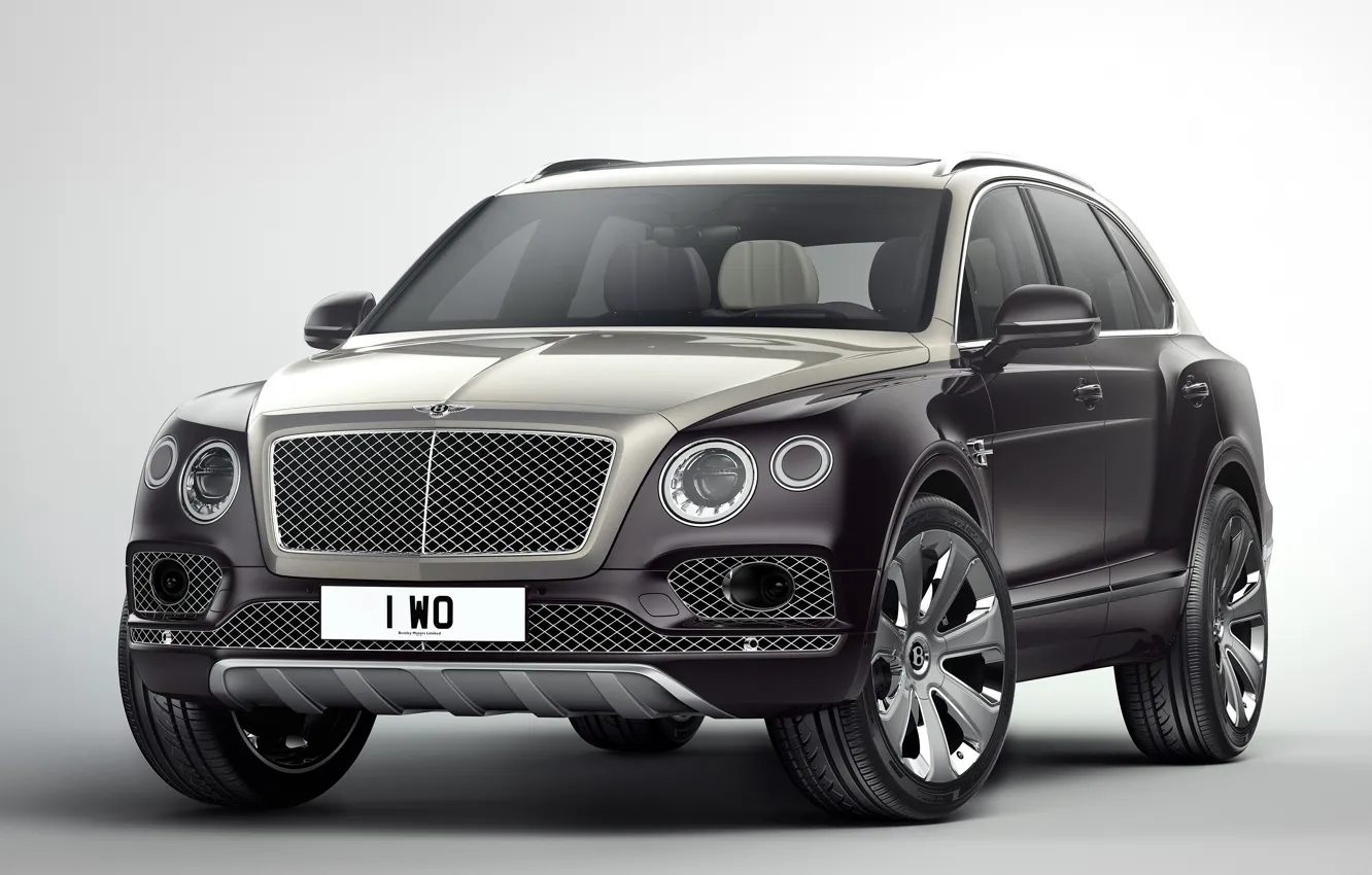 Photo wallpaper car, Bentley, Bentley Bentayga Mulliner