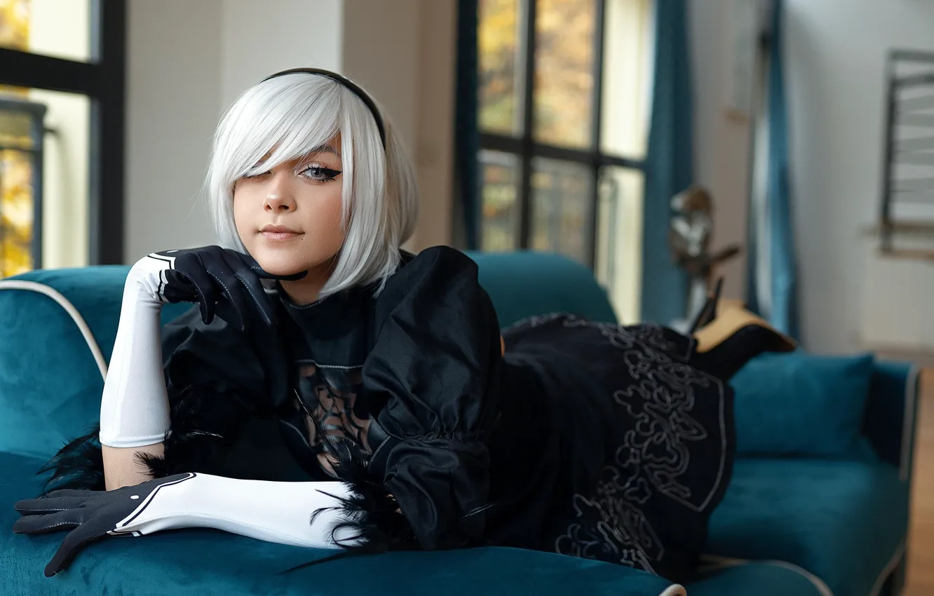 Photo wallpaper girl, cosplay, cute, Costume