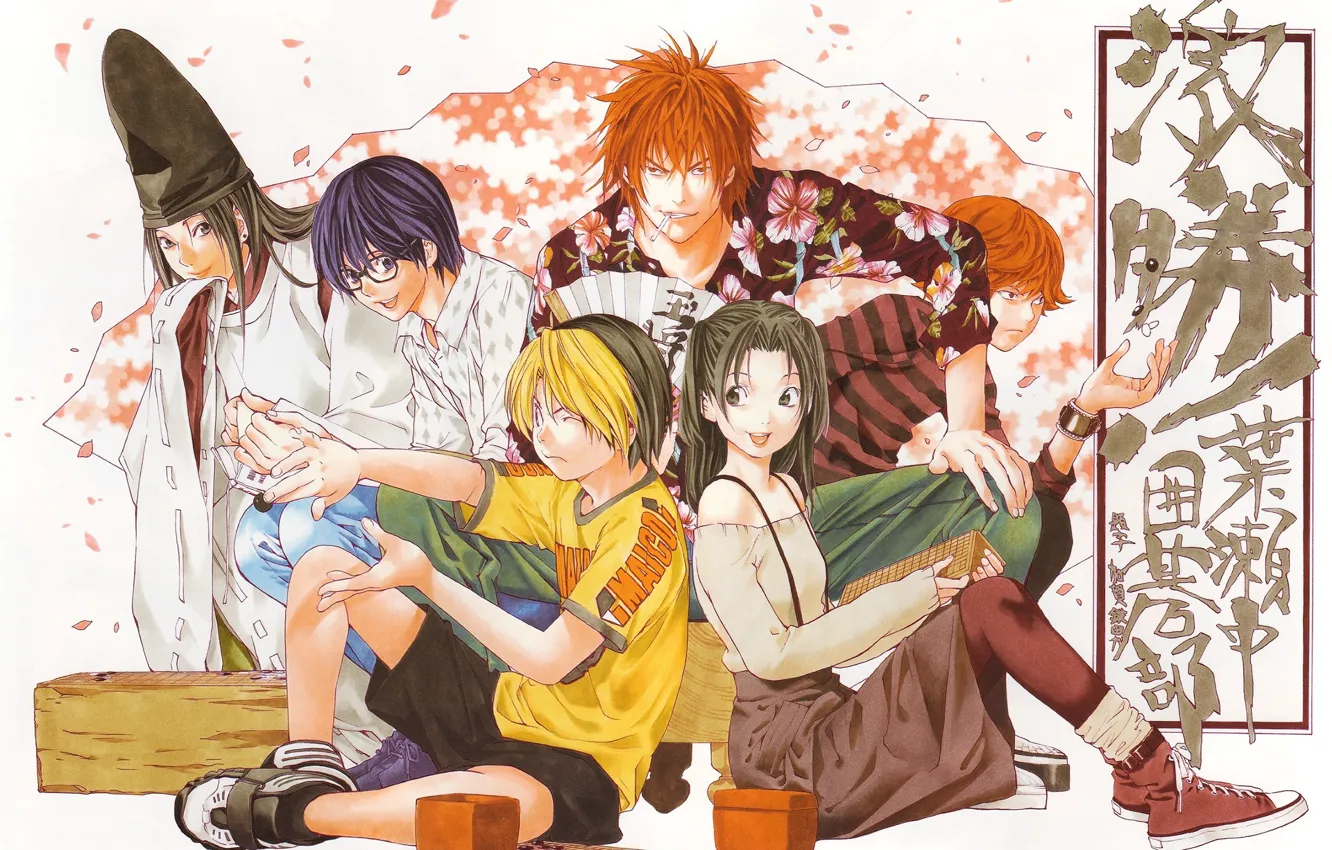 Photo wallpaper boys, Characters, Hikaru no Go, Hikaru and Guo