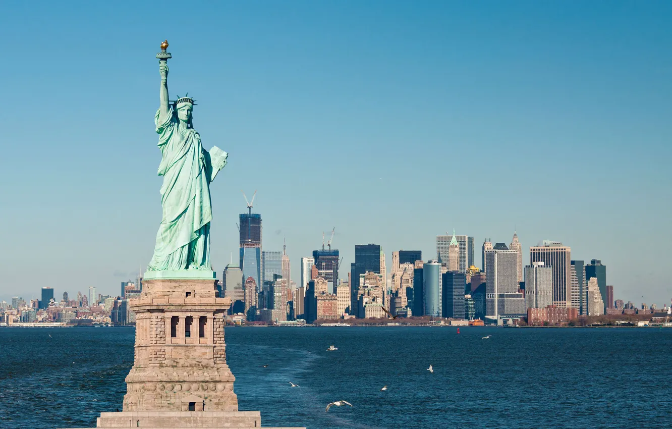 Photo wallpaper New York, USA, The Statue Of Liberty