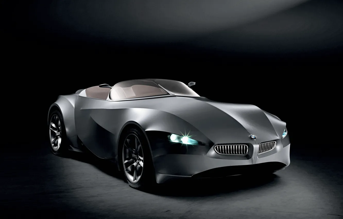 Photo wallpaper black, concept, BMW, GINA