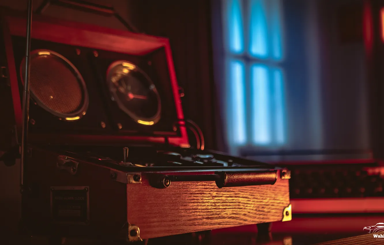 Photo wallpaper clock, radio, moody, belghit wahid, good vibes, silent night