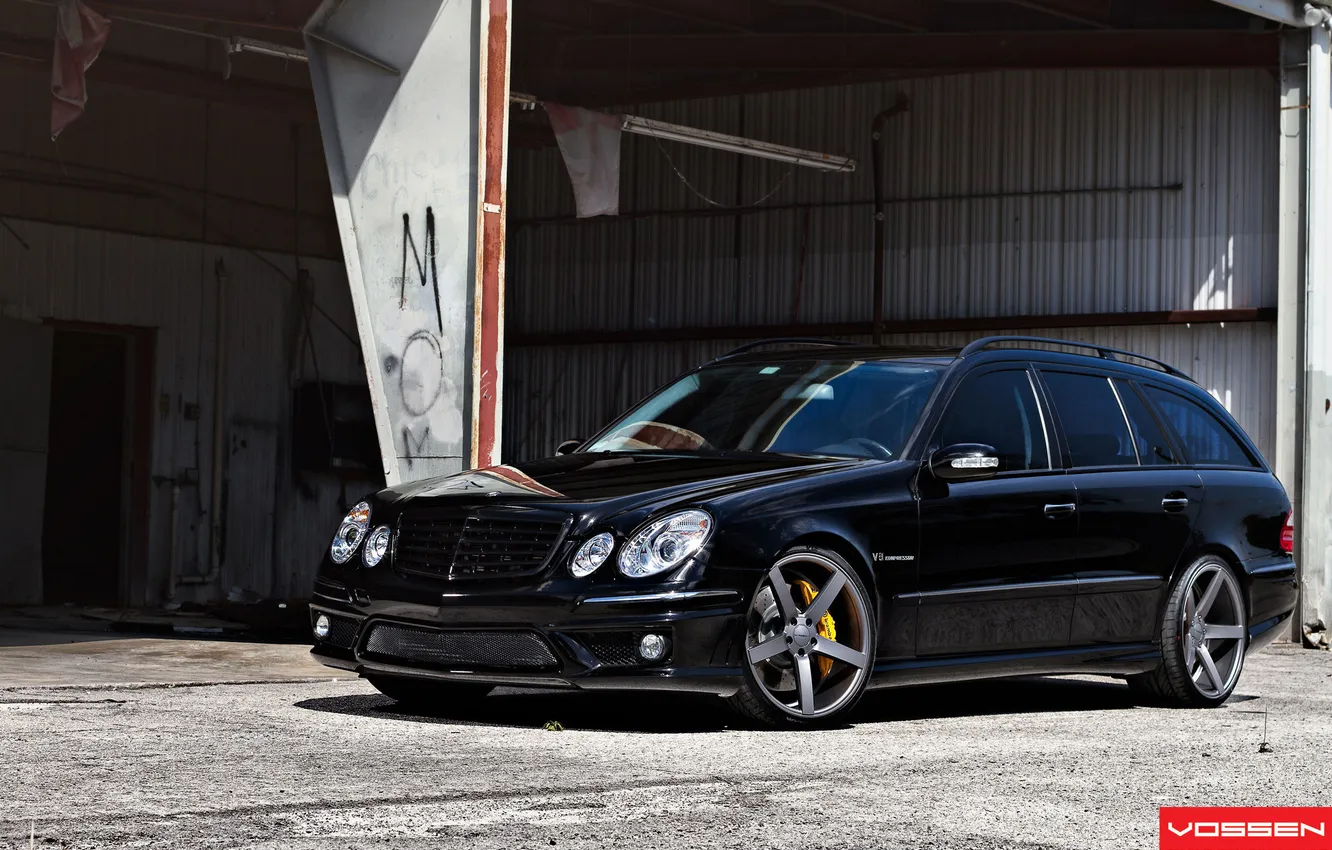 Photo wallpaper Mercedes, Vossen, Mercedes Benz E Class