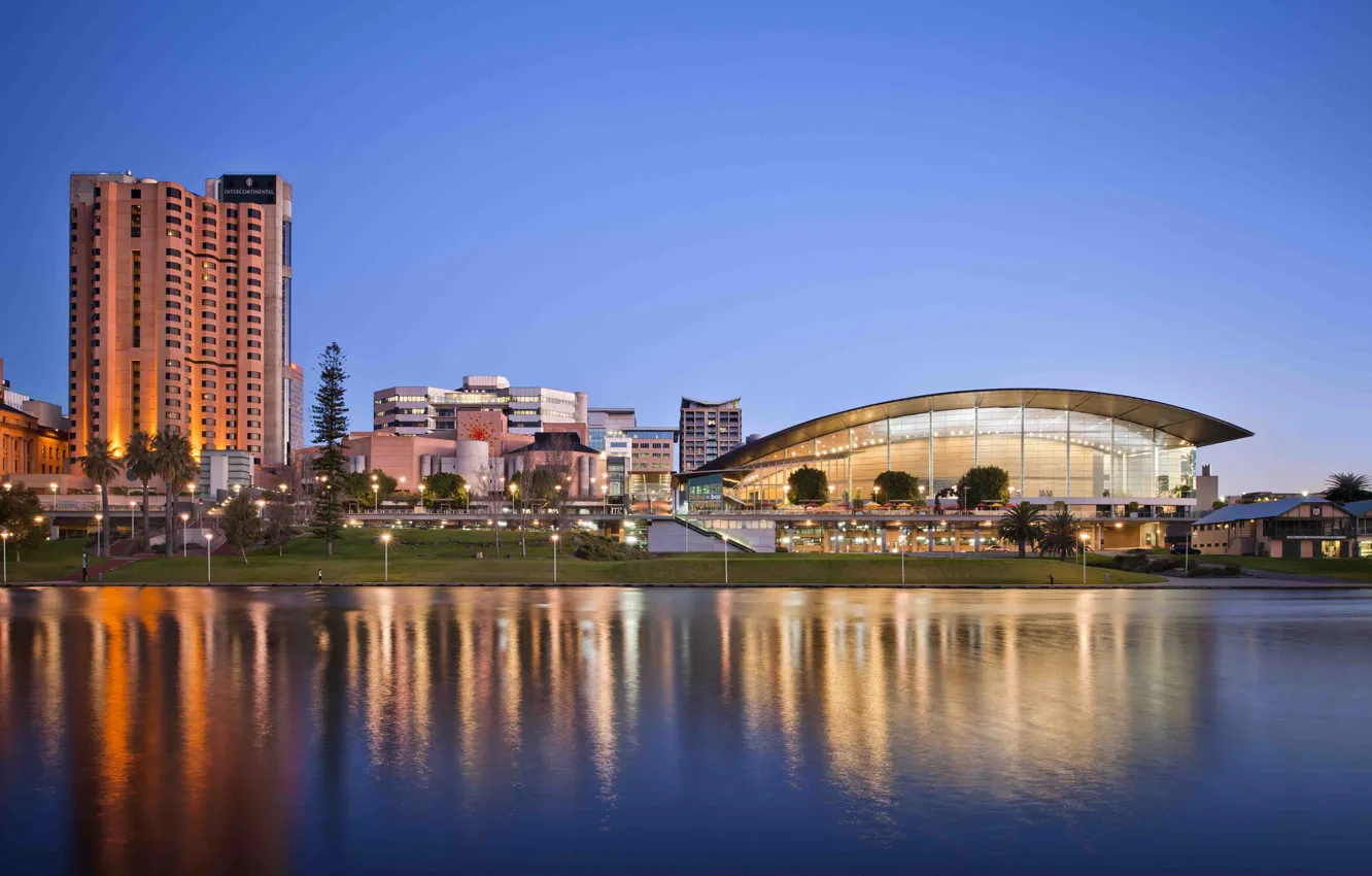 Photo wallpaper wallpaper, park, building