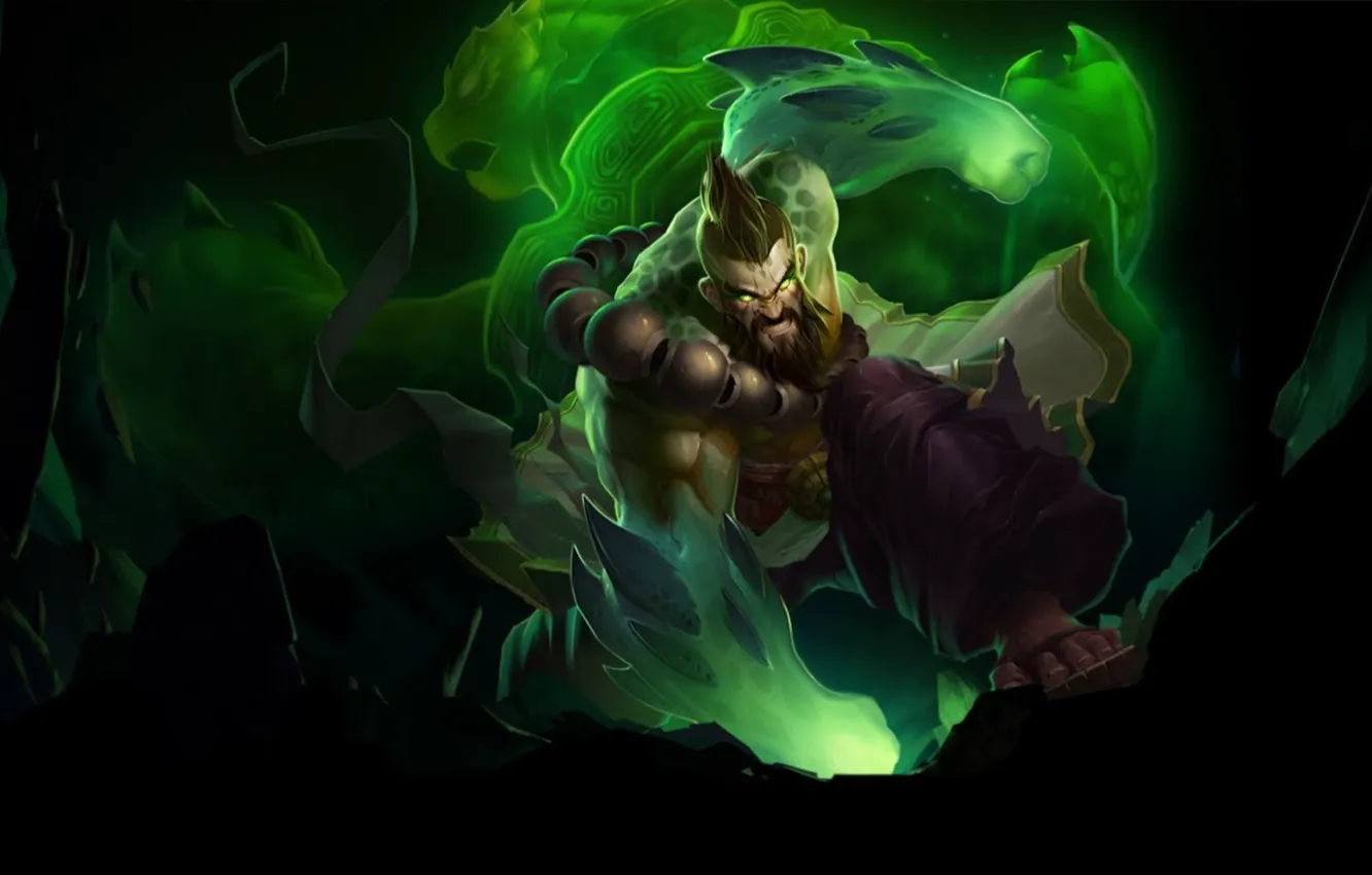 Photo wallpaper Turtle, League of Legends, LoL, League Of Legends, Lol, Udyr