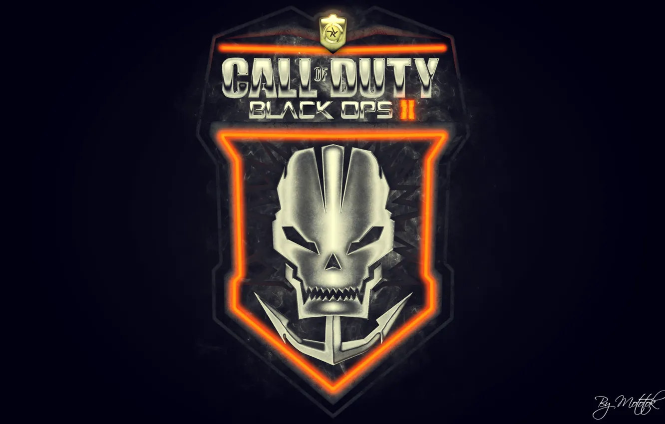 Photo wallpaper Call of Duty, Black Ops 2, Fan-Art, Emblem
