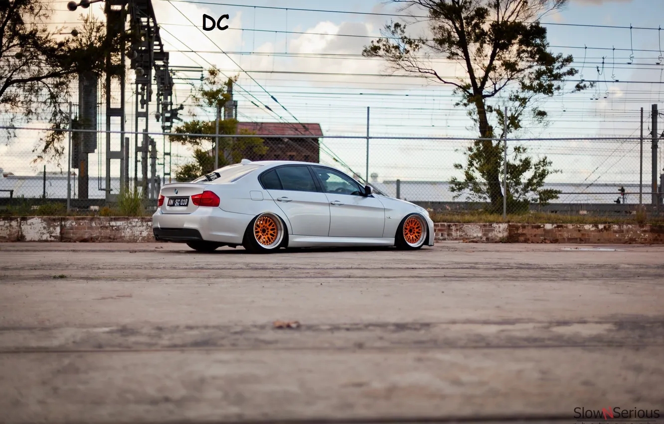 Photo wallpaper metalik, BMW, drives, series, bbs, E90