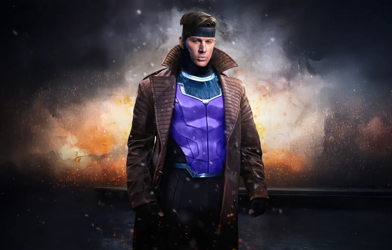 Photo wallpaper Gambit, Gambit, Channing Tatum, Channing Tatum, Remy LeBeau, Deadpool & Wolverine, Deadpool and Wolverine