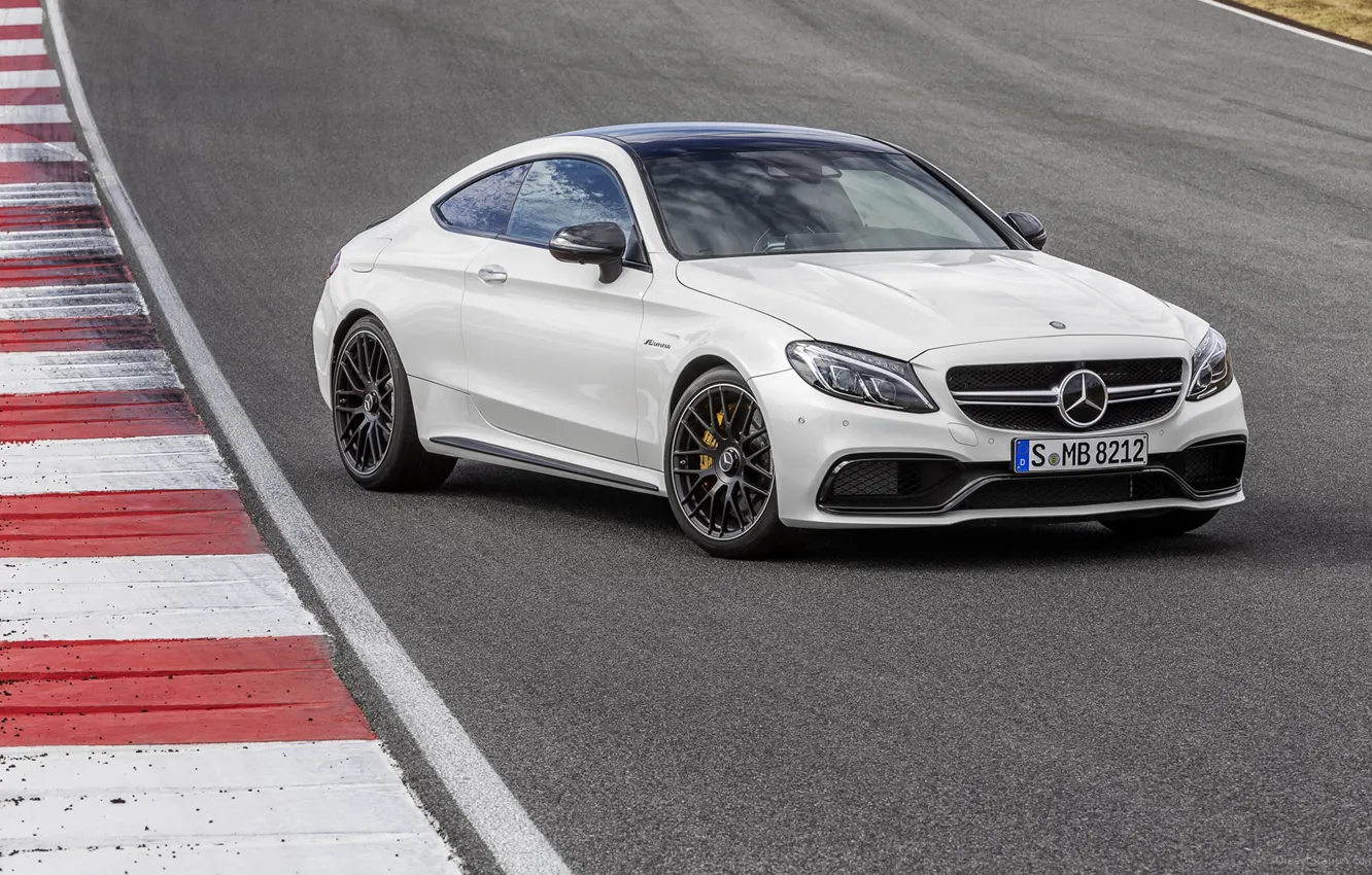 Photo wallpaper Mercedes, coupe, amg, c63