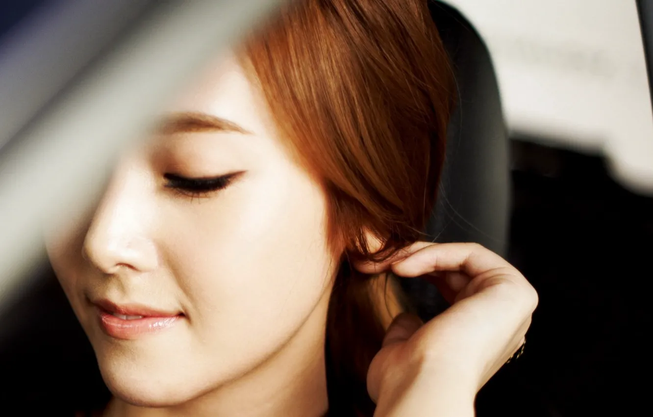 Photo wallpaper mood, face, asian, oriental
