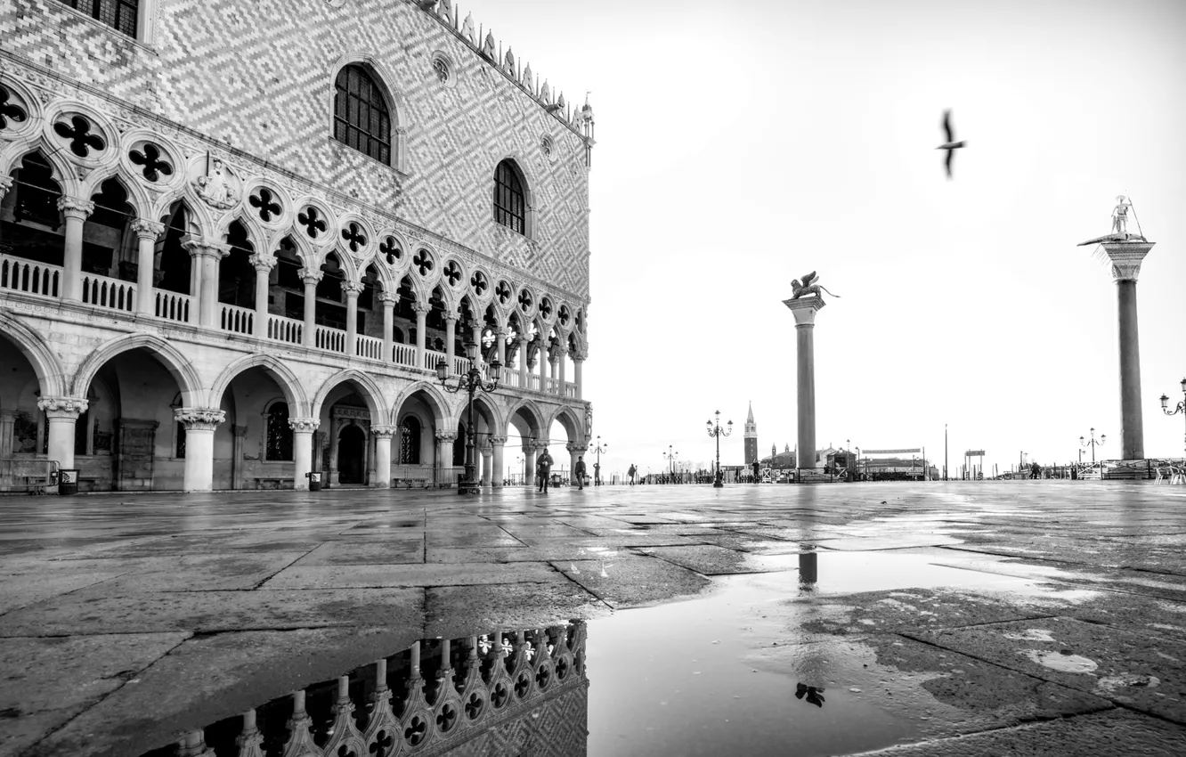 Photo wallpaper Italy, Venice, the Doge's Palace, Piazzetta