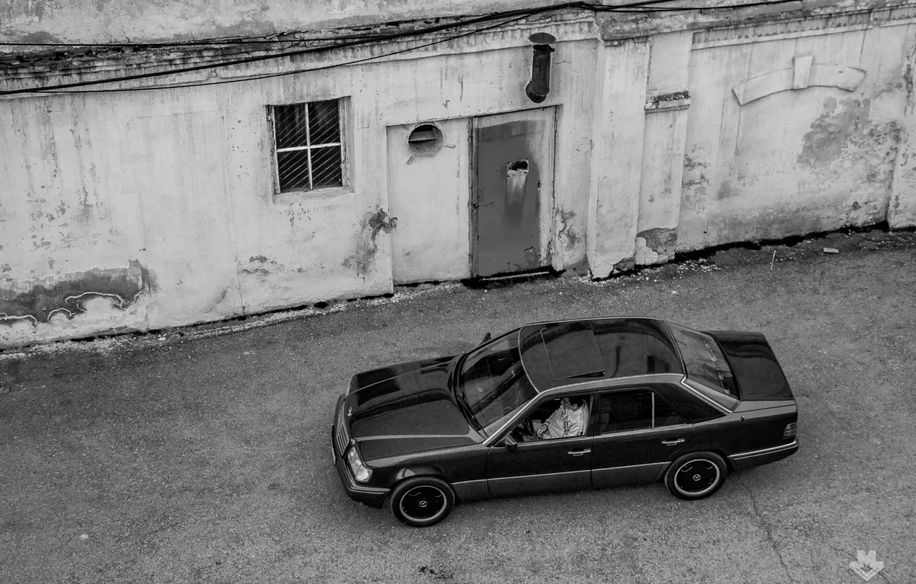 Photo wallpaper Mercedes, Mercedes, w124