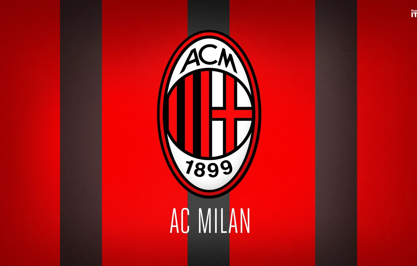 Photo wallpaper wallpaper, sport, logo, football, Italia, Milan, Serie A