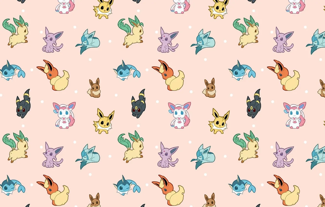 Photo wallpaper background, texture, anime, art, pokemon