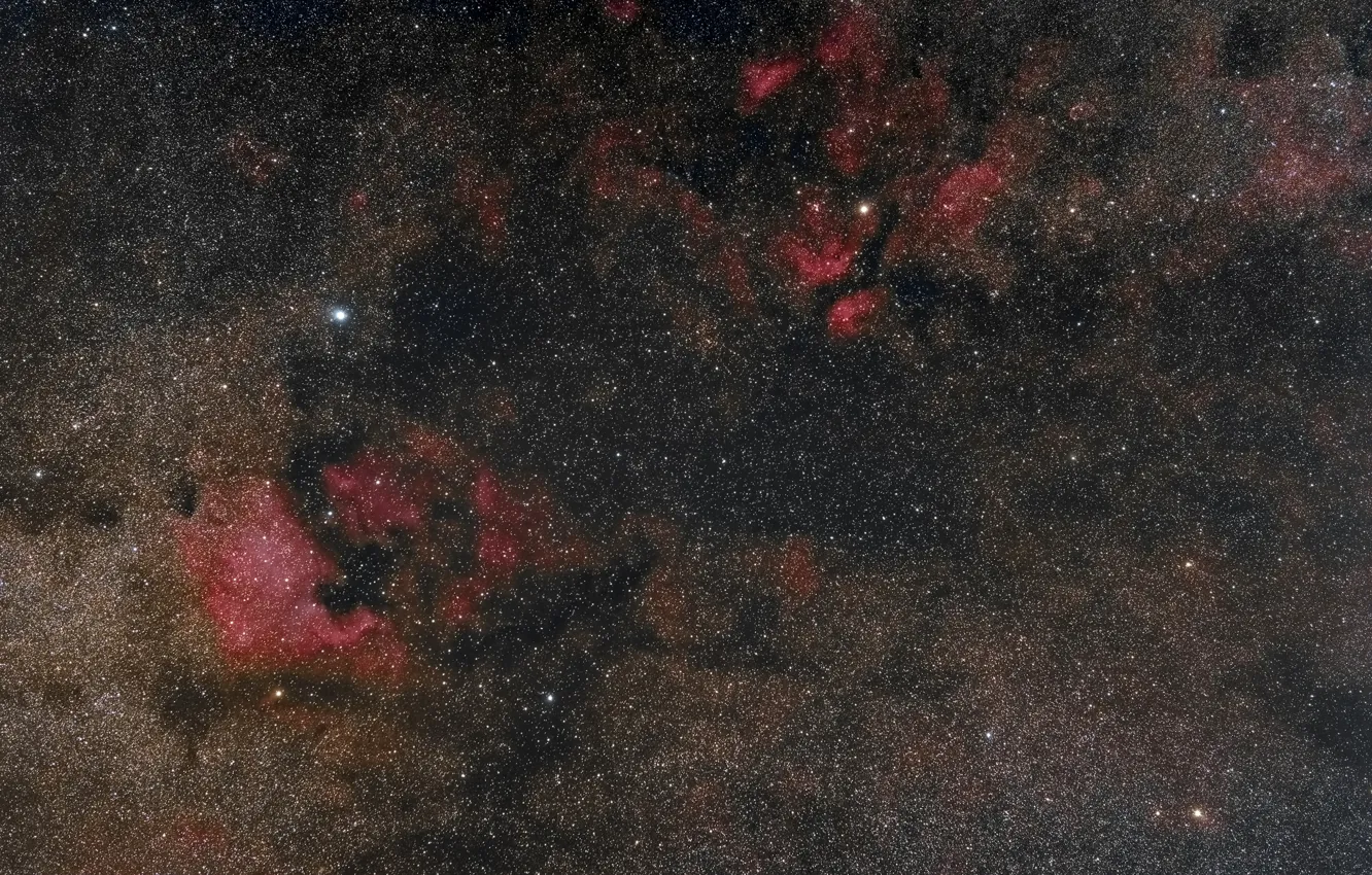 Photo wallpaper space, stars, infinity