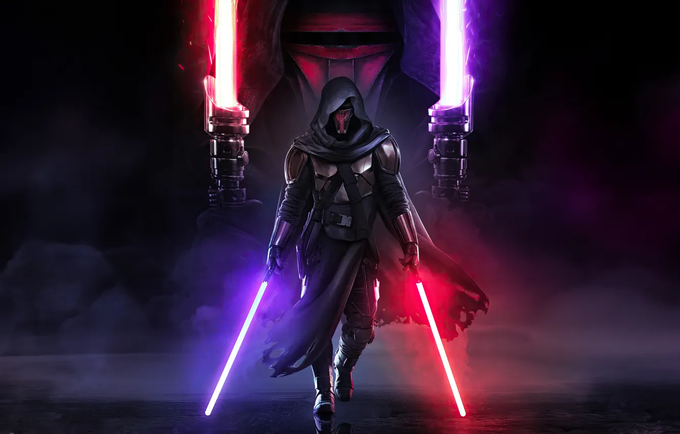 Photo wallpaper fantasy, jedi, laser sword