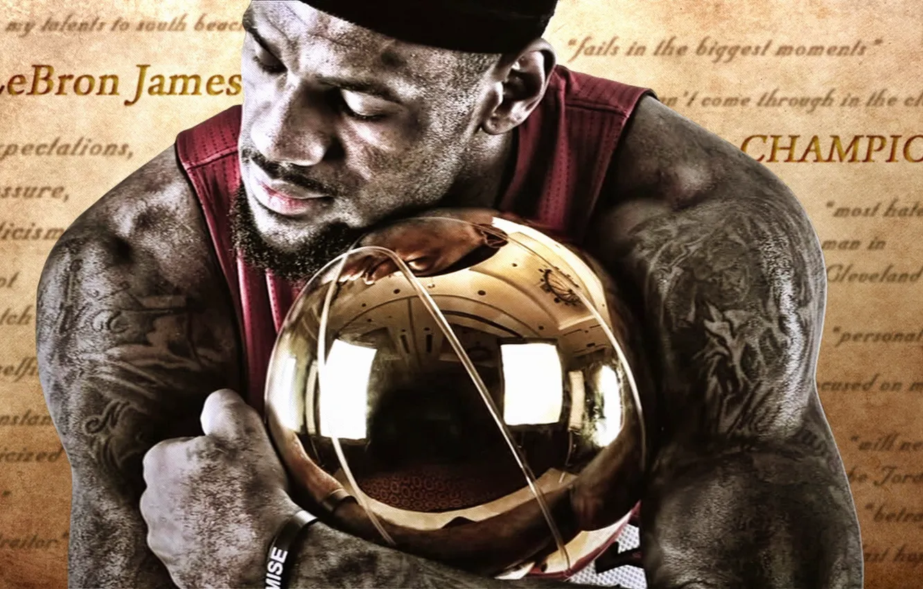 Photo wallpaper NBA, James, LBJ, Miami Heat, MVP
