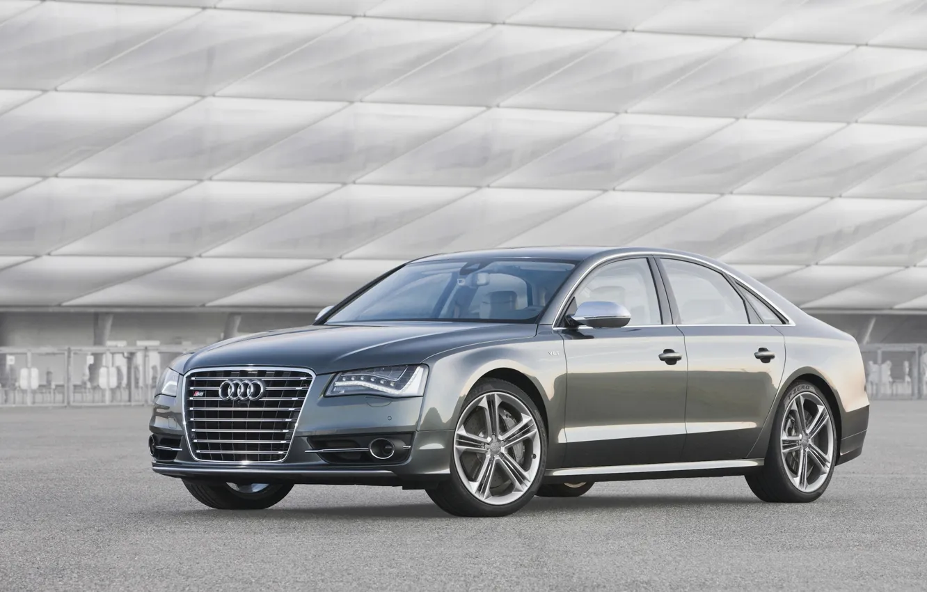 Photo wallpaper Audi, Auto, Audi, Wheel, Logo, Silver, Sedan