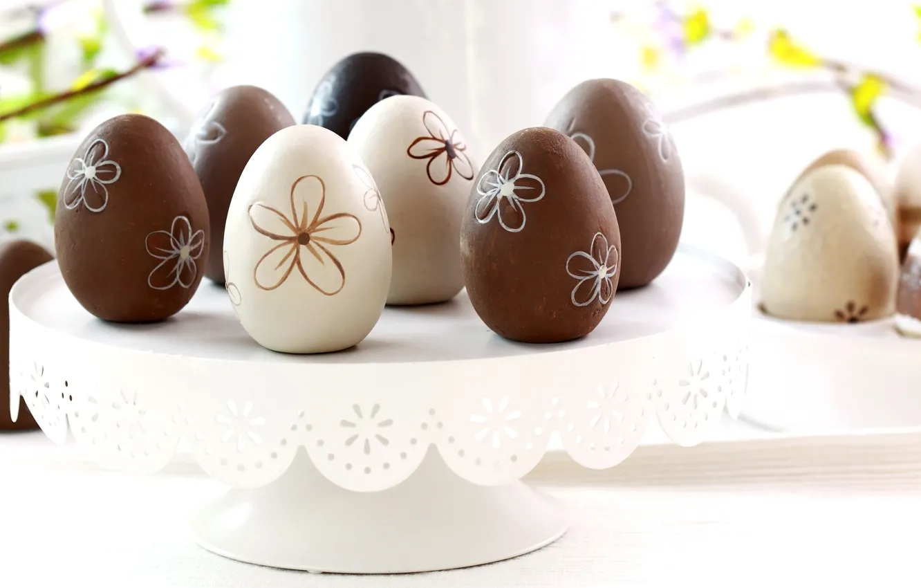 Photo wallpaper eggs, Easter, Easter, eggs