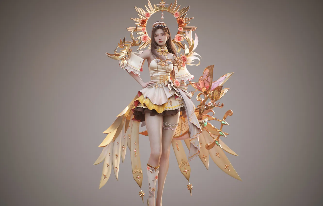 Photo wallpaper girl, art, Bard, Jo Jehyun