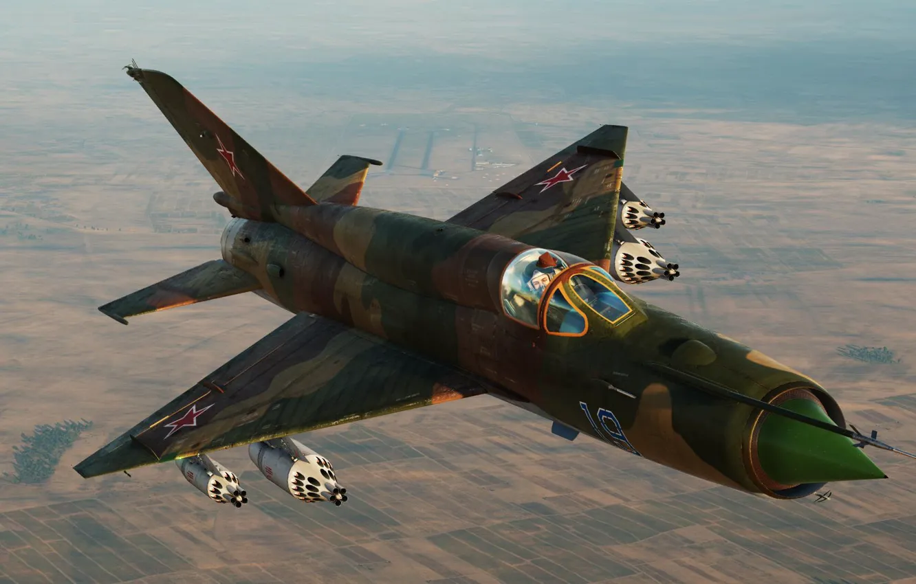 Photo wallpaper OKB MiG, MiG-21bis, THE SOVIET AIR FORCE, Frontline fighter, USSR