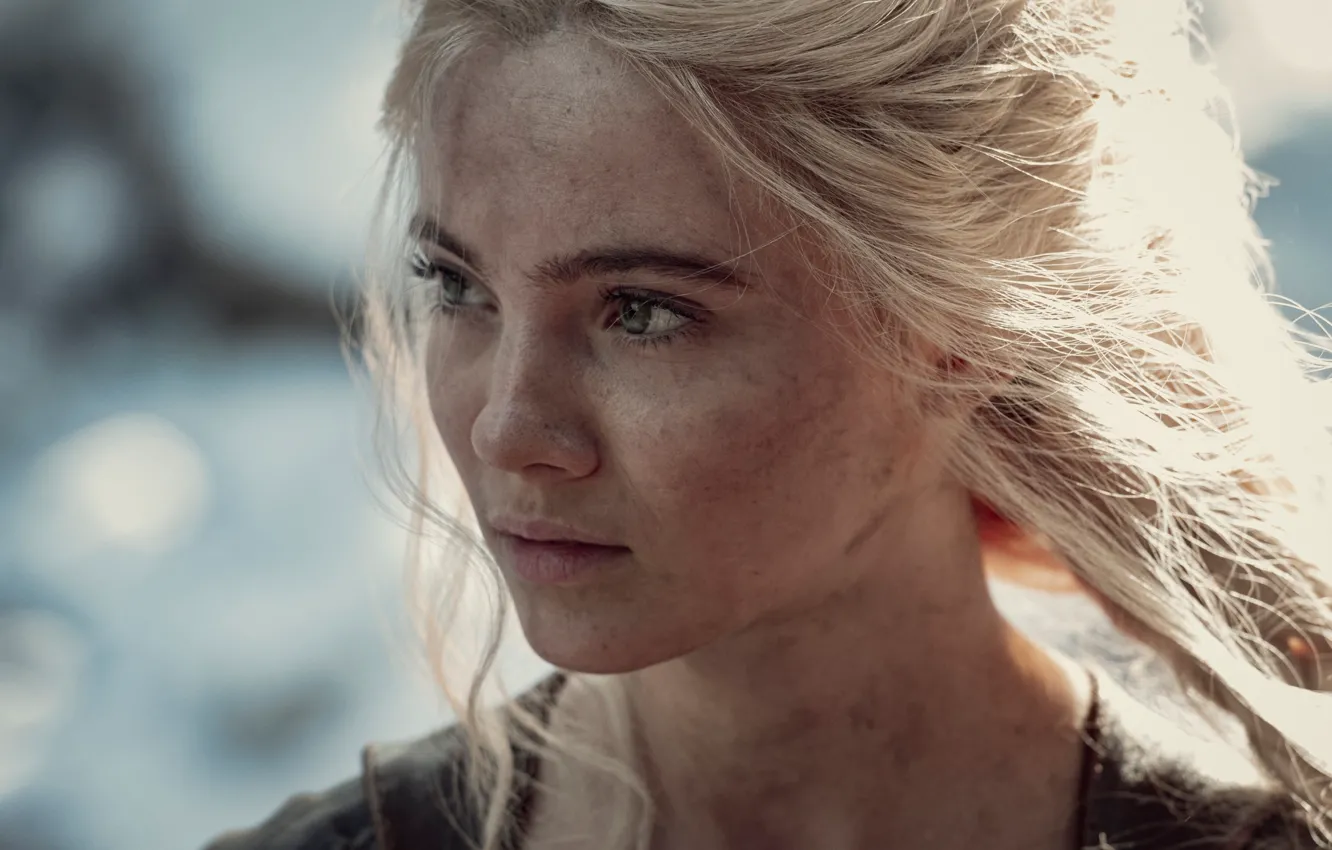 Photo wallpaper look, portrait, the series, The Witcher, The Witcher, CRIS, Freya Allan, Freya Allan