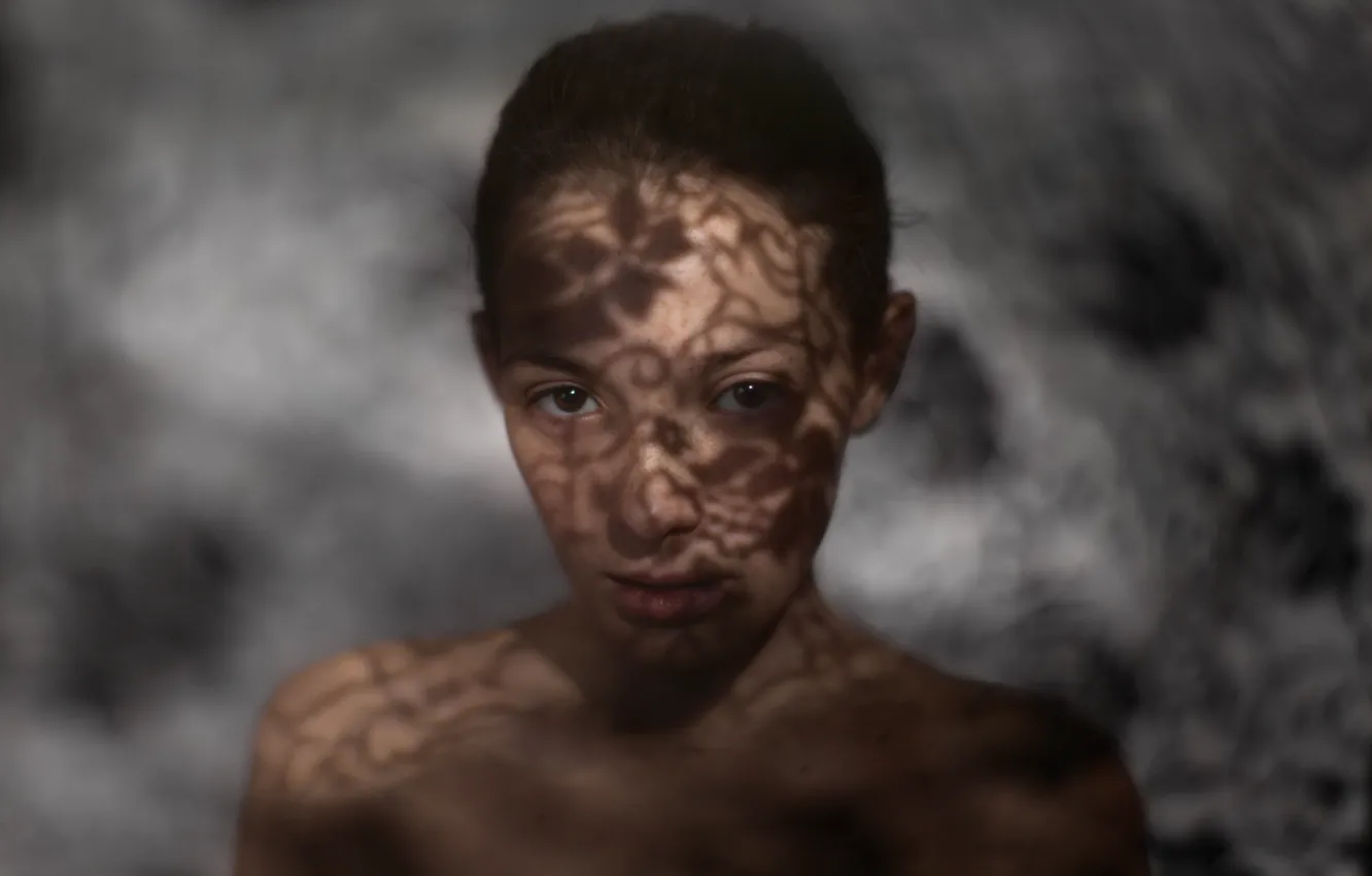 Photo wallpaper look, girl, close-up, face, Olga Kobzar, Kobzar, Which, Andrew Brandis, Andrey Brandis