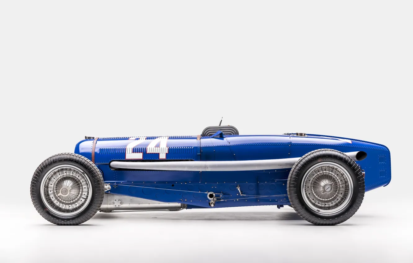 Photo wallpaper Bugatti, Classic, Grand Prix, Classic car, 1933, Type 59, Bugatti Type 59 Grand Prix