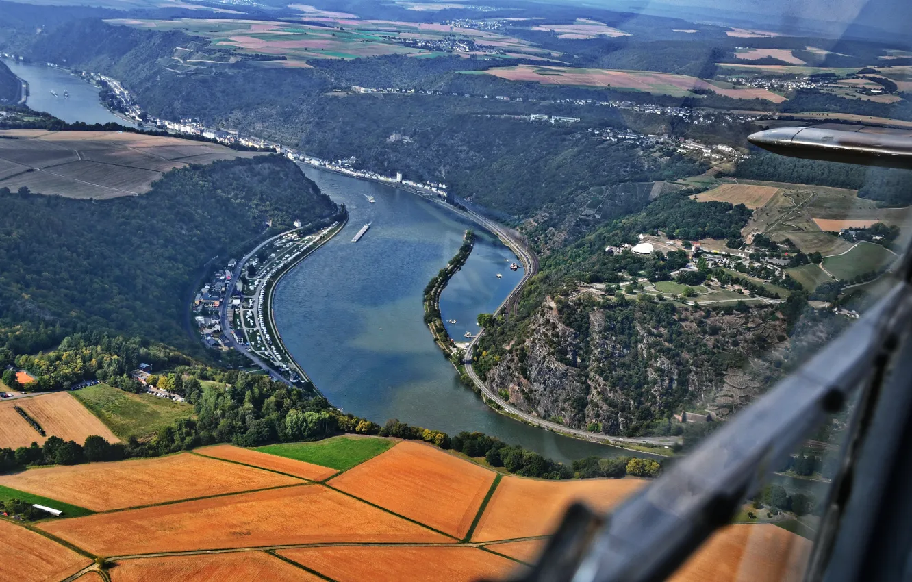 Photo wallpaper Germany, Rhine, Loreley