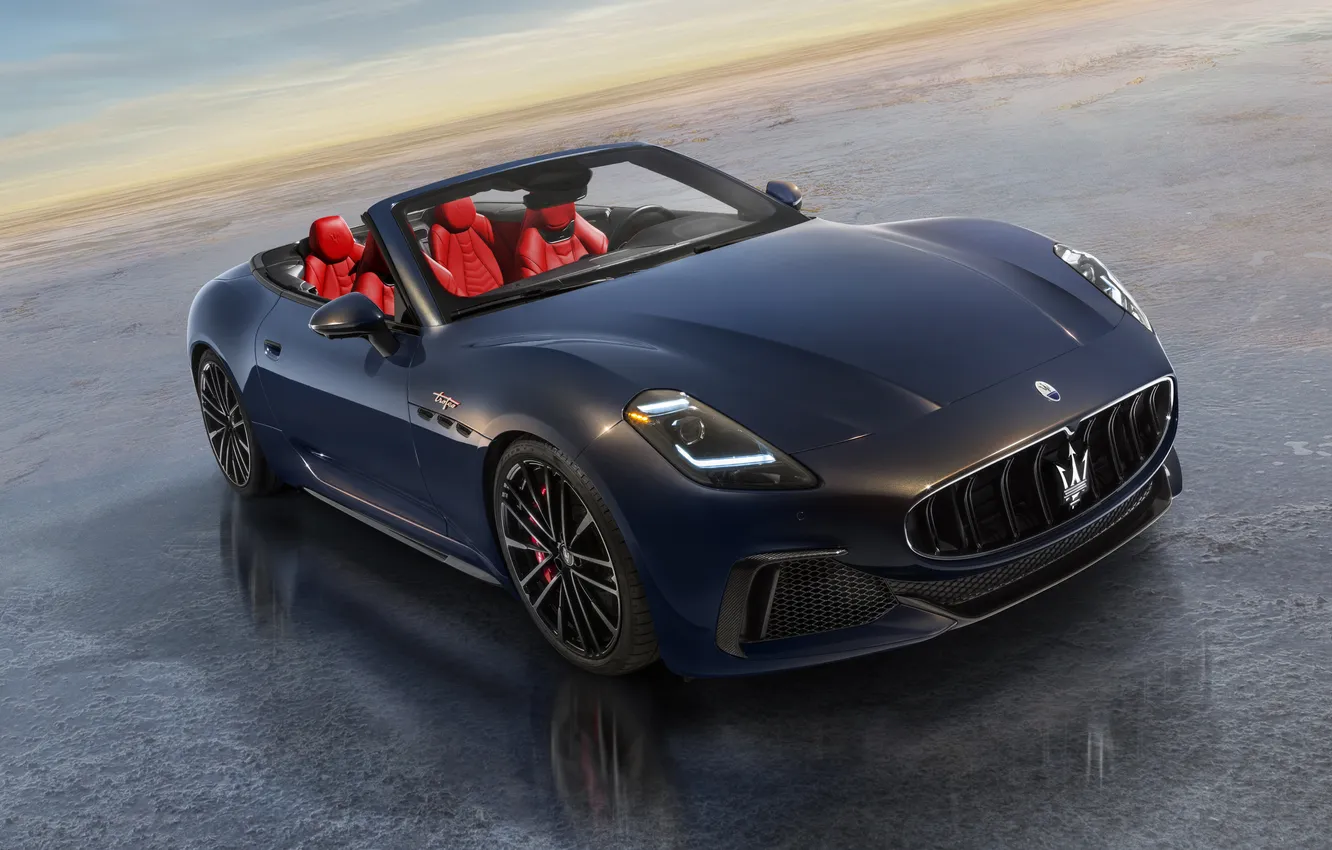 Photo wallpaper Maserati, convertible, GranCabrio, Trophy, 2024, Maserati GranCabrio Trofeo