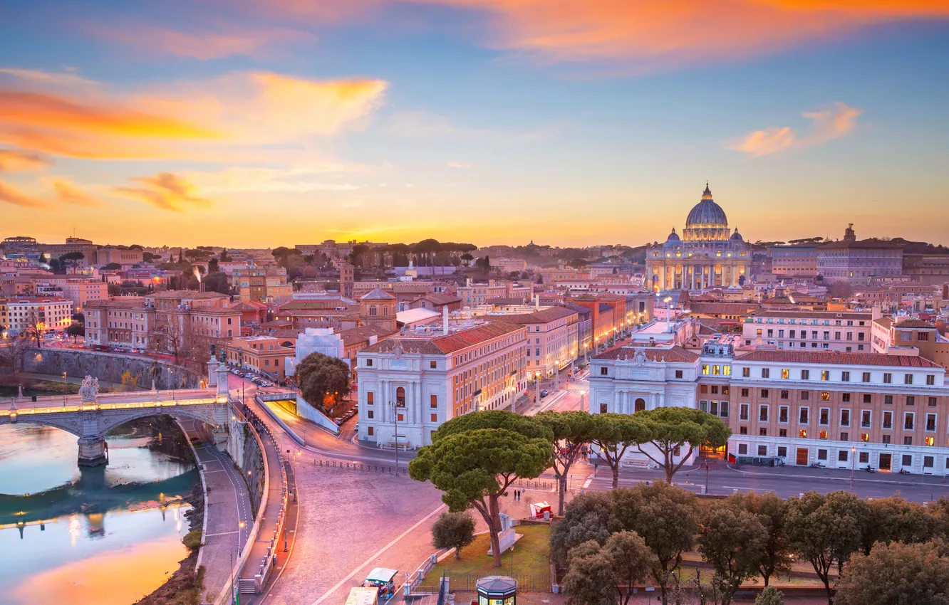 Photo wallpaper Italy, Rome, Bing, Vatican City, Rudy Balasko