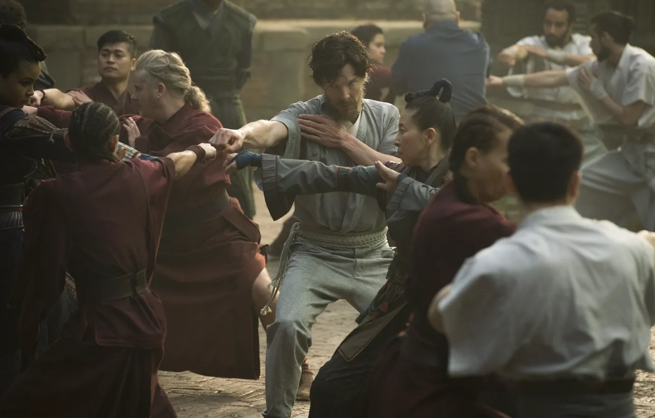 Photo wallpaper people, actor, training, Benedict Cumberbatch, English, Doctor Strange, Doctor Strange