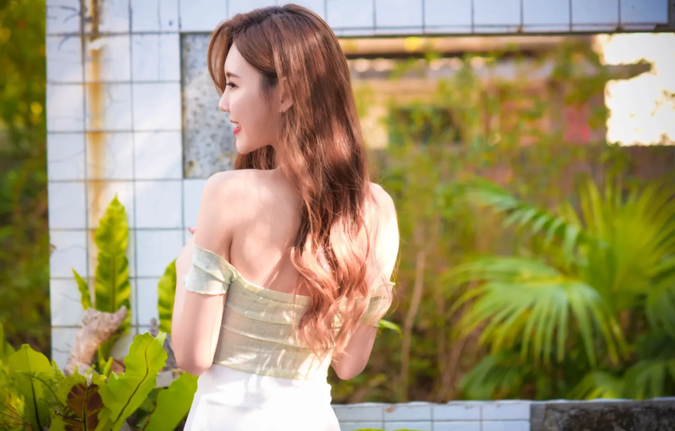 Photo wallpaper China, girl, sexy, girls, woman, model, asian, cute