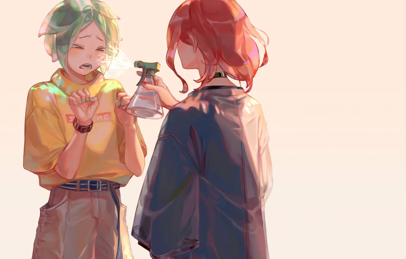 Photo wallpaper girl, atomizer, Country Gems, Houseki no kuni