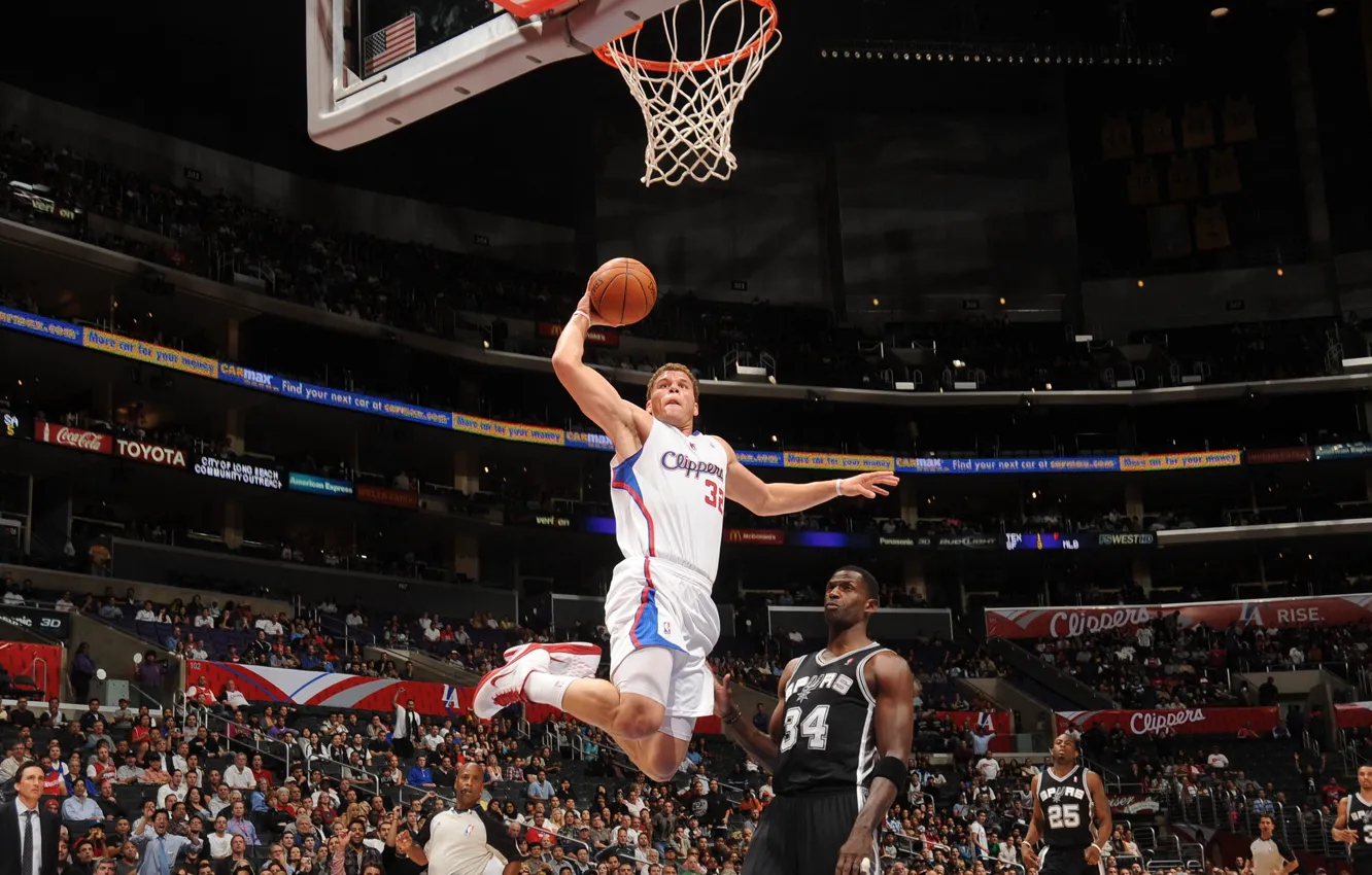 Photo wallpaper Basketball, NBA, dunk, Blake Giffin